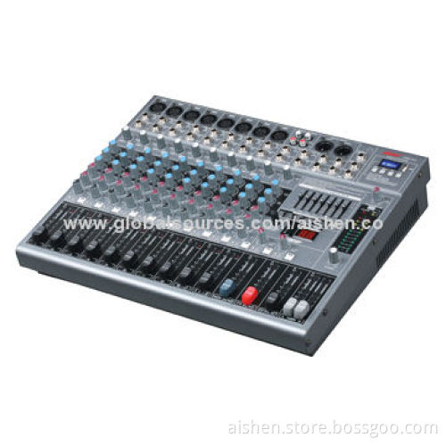 Professional Mixer Console with USB Connector and LCD Screen